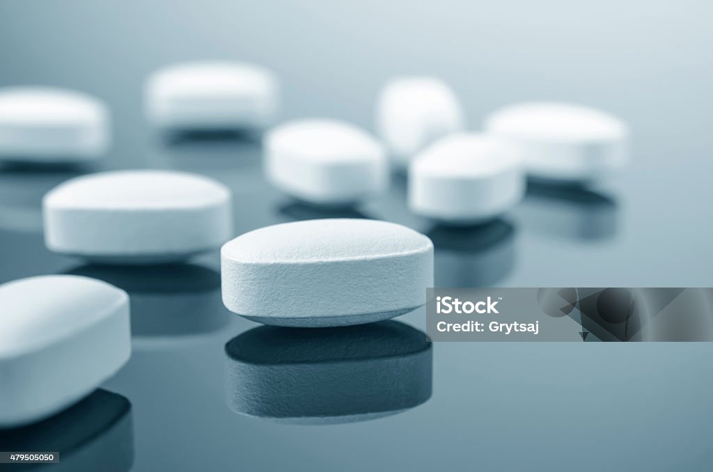 Nahaufnahme der Medizin Tabletten - Lizenzfrei 2015 Stock-Foto
