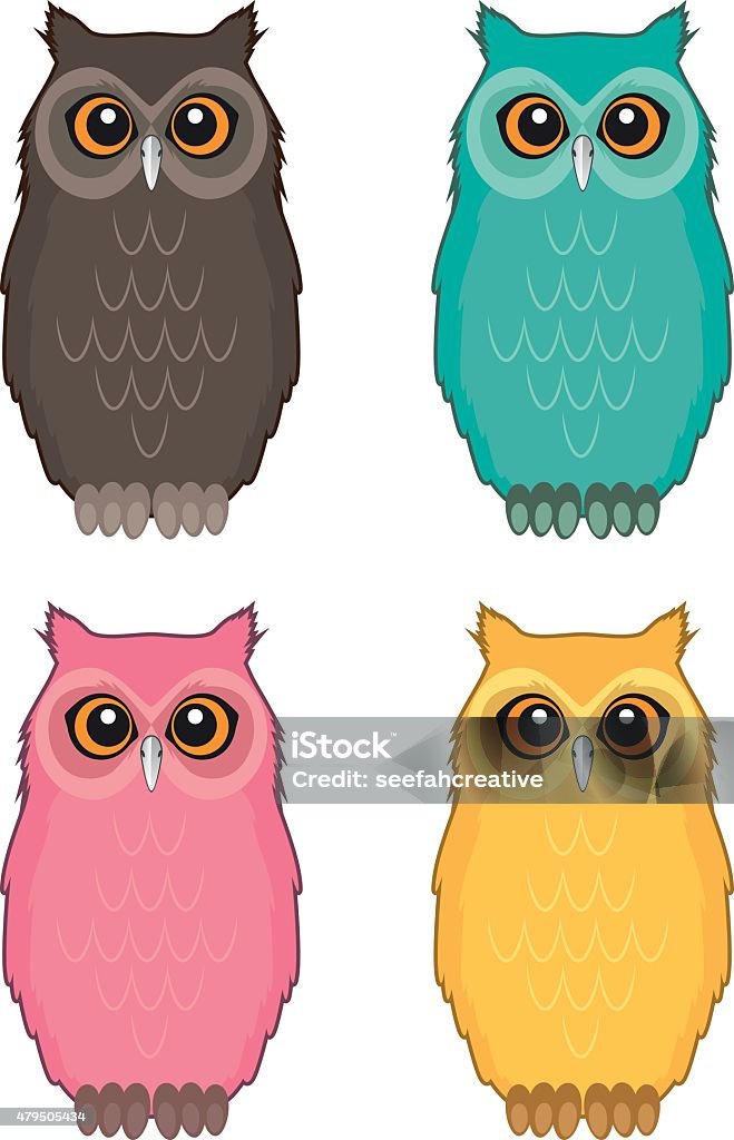 Owl Color Code Free Owl Color Stock Illustration - Download Image Now - 2015, Animal, Bird ...