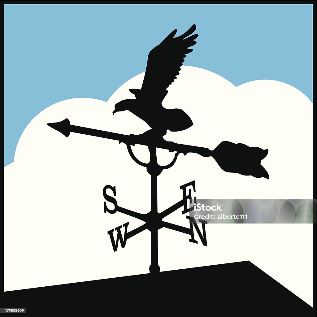 eagle Girouette - clipart vectoriel de Girouette libre de droits