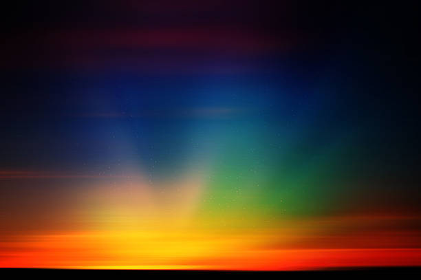 Twilight and sky after sunset.