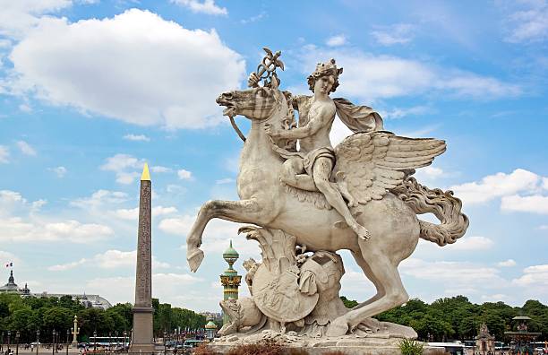 istock Mercury riding Pegasus, the Tuileries (Paris France) 479511464