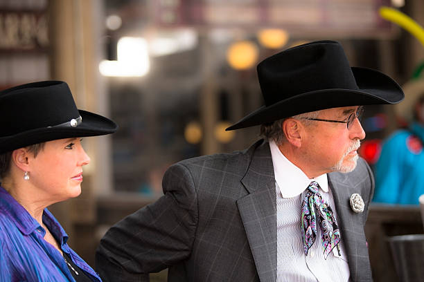 istock Cowboys:  Senior adults ready for the rodeo. Ft. Worth, Texas. 479511829