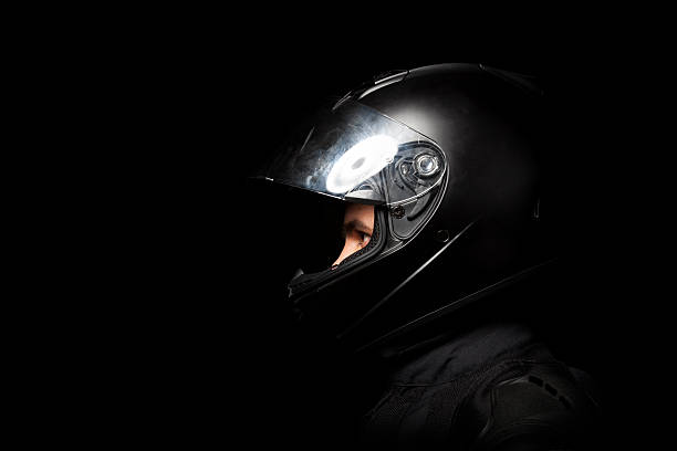 バイクレーサーとレーサー - helmet motorcycle motorized sport crash helmet ストックフォトと画像