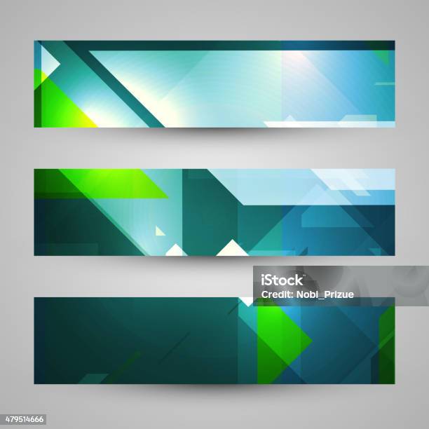 Set Of Banners Stock Illustration - Download Image Now - 2015, Abstract, Arts Culture and Entertainment