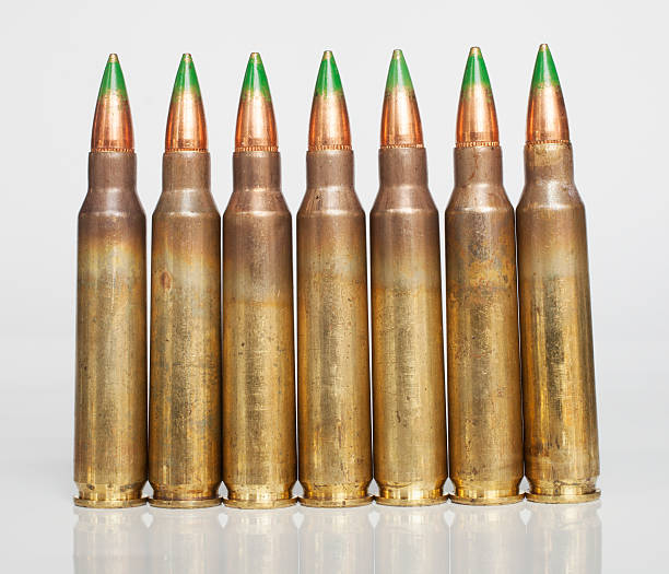 istock Green tipped cartridges on white 479514872