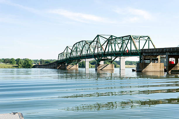 istock Bridge crossing large river in Tennessee 479514888