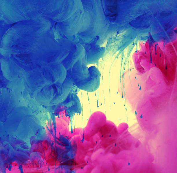 istock Acrylic colors in water. Abstract background. 479515240