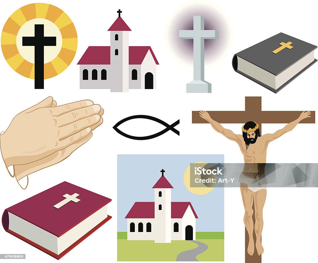 Christianisme - clipart vectoriel de Amour libre de droits