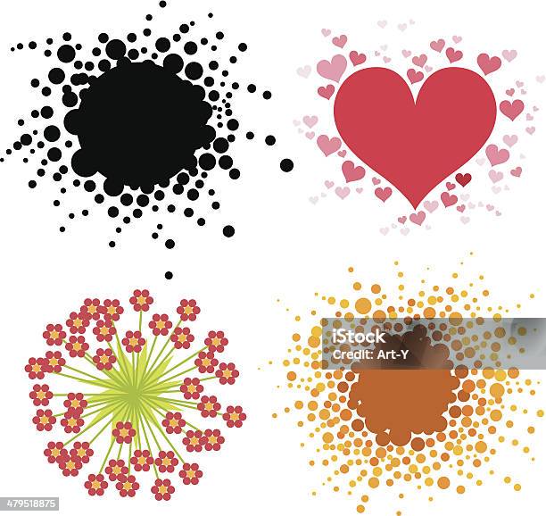 Funky Esplosioni - Immagini vettoriali stock e altre immagini di Simbolo di cuore - Simbolo di cuore, Esplodere, Sgonfiato