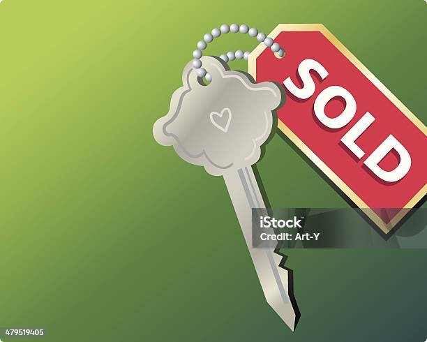 Ключ С Продажи Тег — стоковая векторная графика и другие изображения на тему For Sale - английское словосочетание - For Sale - английское словосочетание, Sold - английское слово, Бизнес