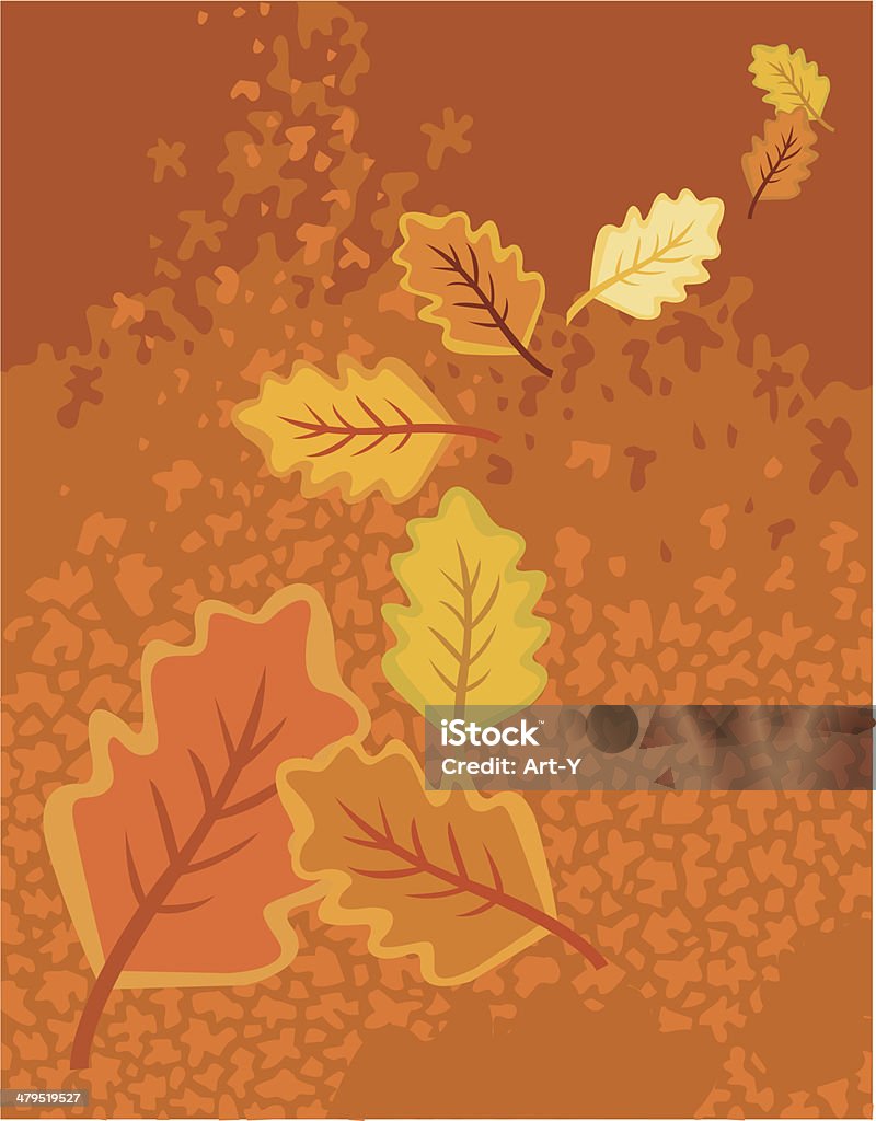 Feuilles d'automne - clipart vectoriel de Automne libre de droits