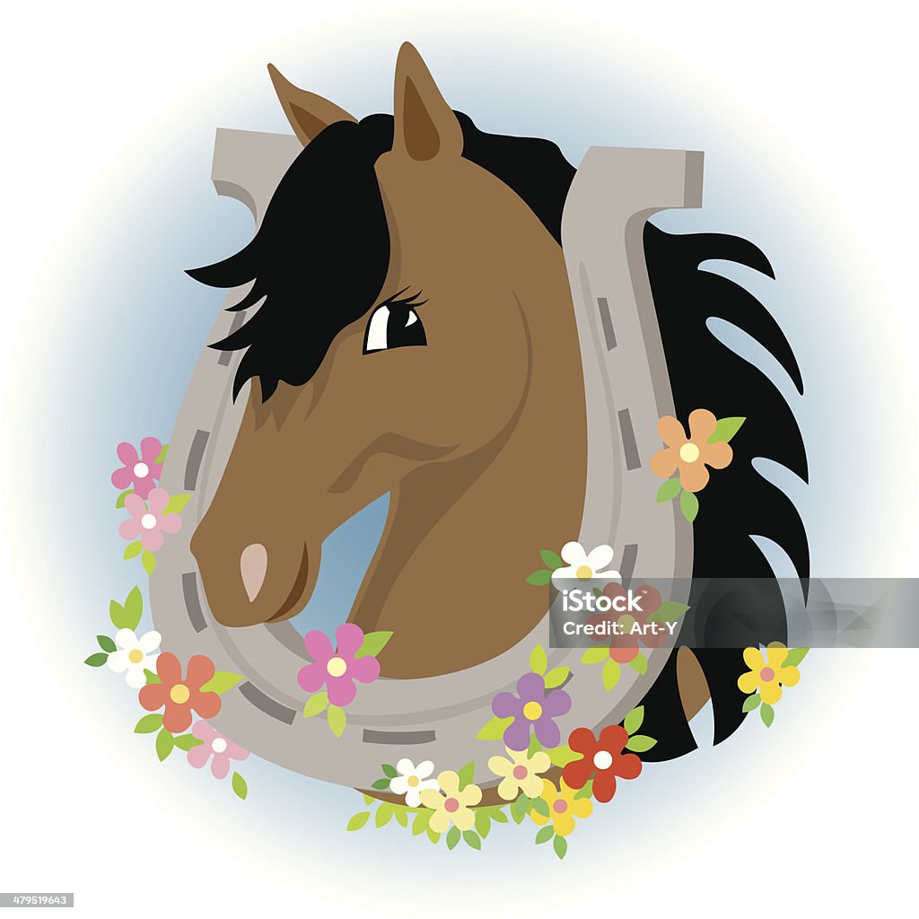 Carino cavallo o è un pony? - arte vettoriale royalty-free di Cavallo - Equino