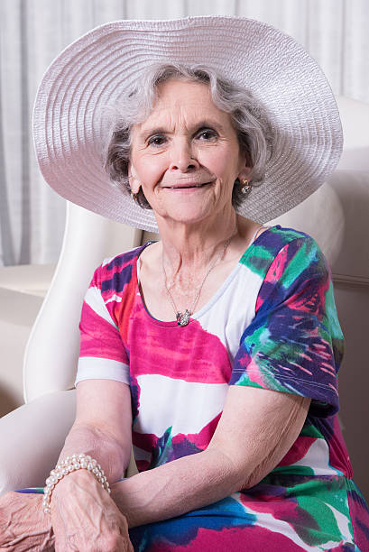 istock active female senior is waiting to go out 479520094