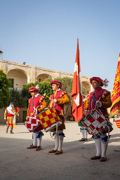istock 16th Century Drummer Costumes at Fort Saint Elmo, Malta 479520572