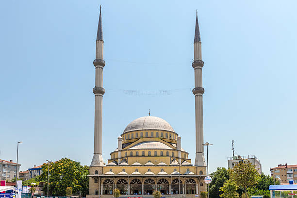 istock Mosque with two minarets in Istanbul 479520890