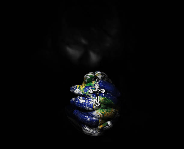 istock Hand painted to look like earth 479520982