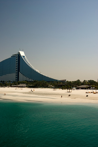 Public beach of Dubai, UAE, United Arab Emirates