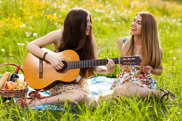 istock Two beautiful young women on a picnic 479525658