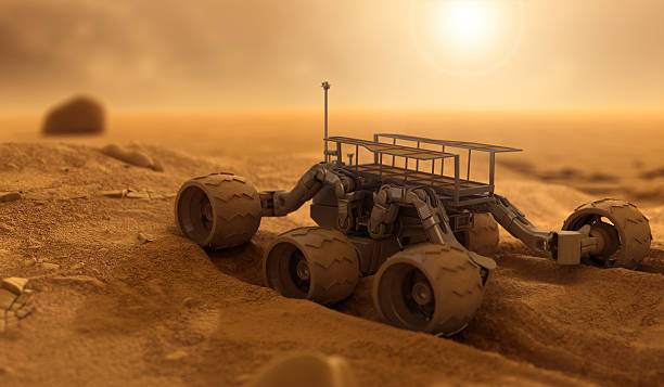istock Robot of humans on Mars 479526620