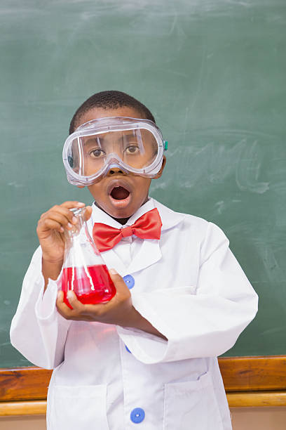 istock Surprise pupil holding at a red liquid 479528258