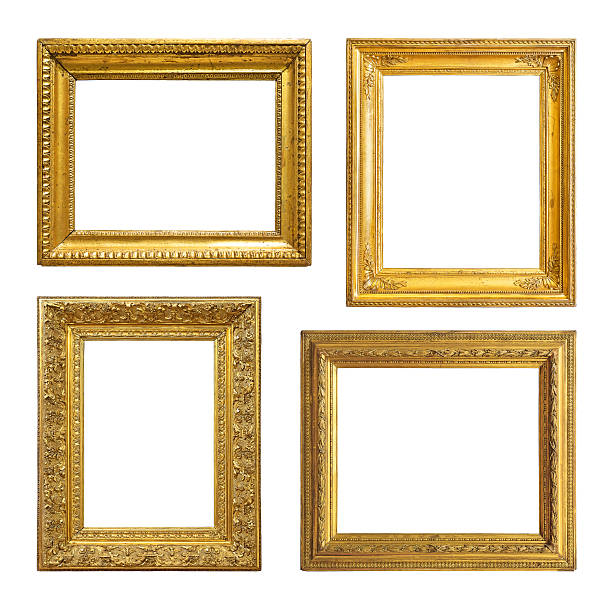 istock Set of golden vintage frame 479532574