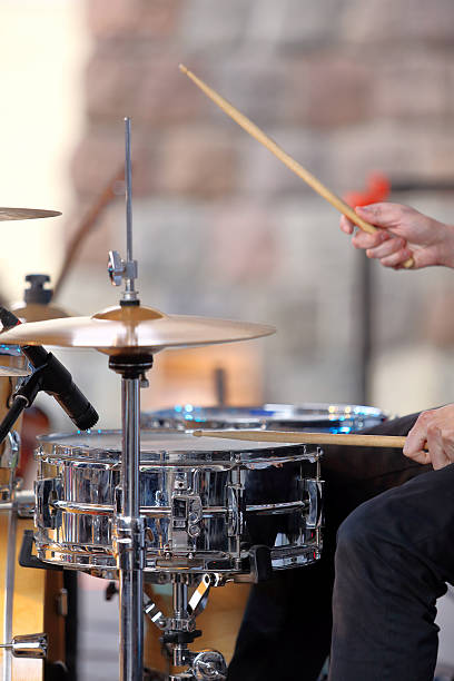 istock Musician playing the drums at the concert 479532916