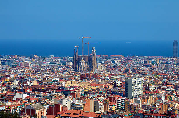 istock Barcelona aerial view 479533296