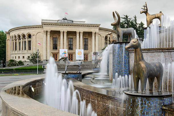 istock Kutaisi Central square, Georgia 479533568