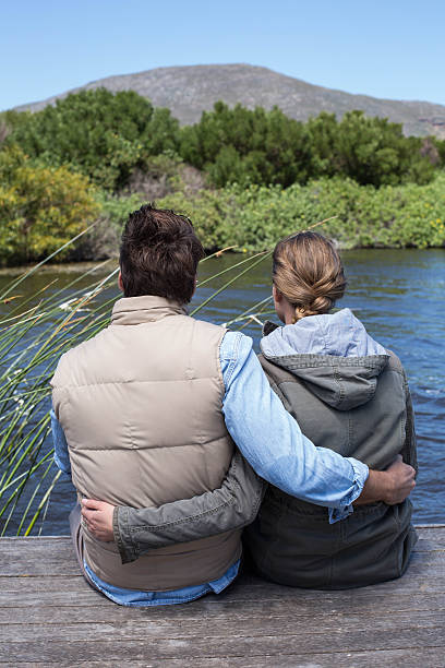 istock Happy couple at a lake 479541672