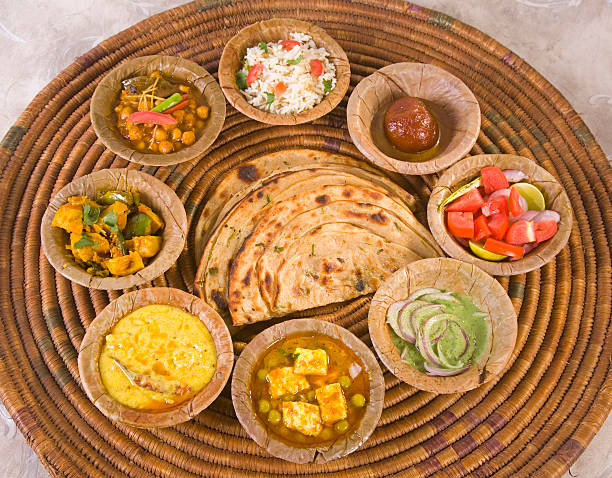istock Group of Indian Food or Indian Thali 479542175