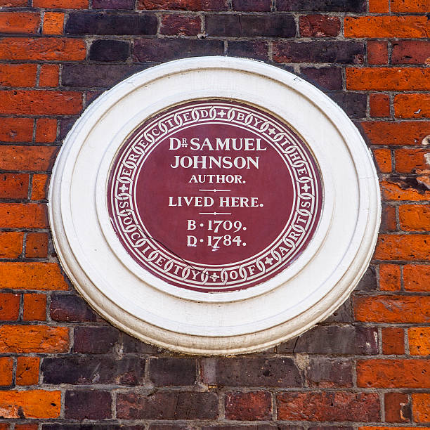 istock Dr Samuel Johnson Plaque in London 479542436