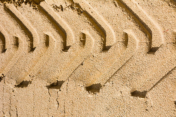 istock The trail circles in the sand 479545596