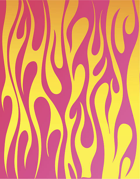 Psychedelic Flames Background Revel with friends other figure-ground ambiguity. Illustrator 8.0, EPS v8, layered PSD; speed borders stock illustrations