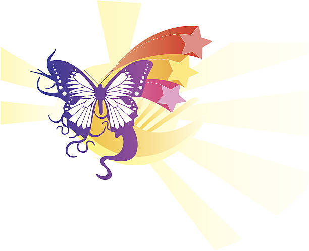 butterfly vector art illustration