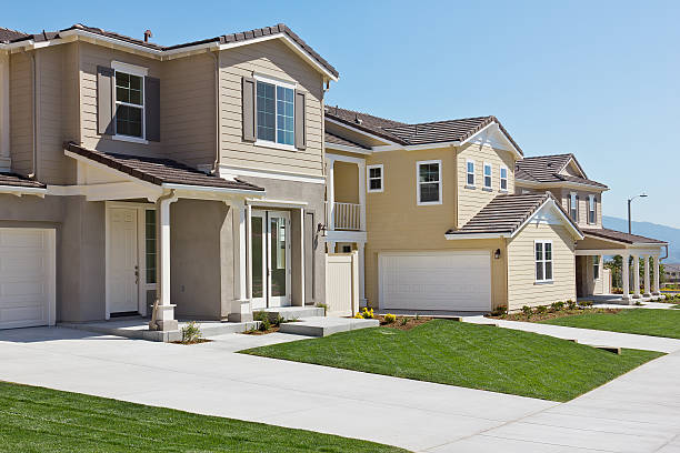 Row of New Homes