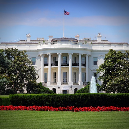 White House in Washington, DC. US President's Office.
