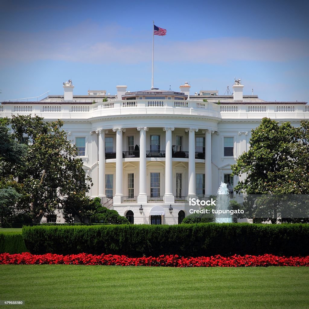 White House White House in Washington, DC. US President's Office. White House - Washington DC Stock Photo