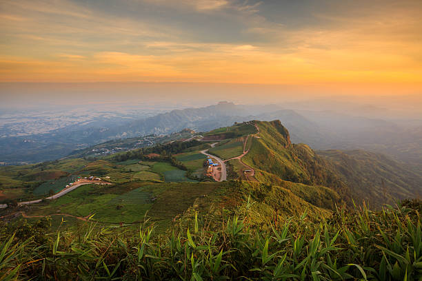 istock Beautiful mountain scenery sunset in Phu Phang Mah,Thailand 479556677