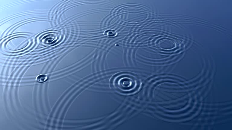 Ripples on water surface