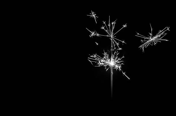 istock New year party sparkler on black background 479556808