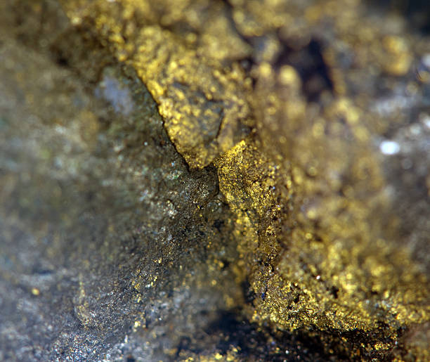 istock Nugget, gold, bronze, copper, iron. Macro. Extreme closeup 479559579