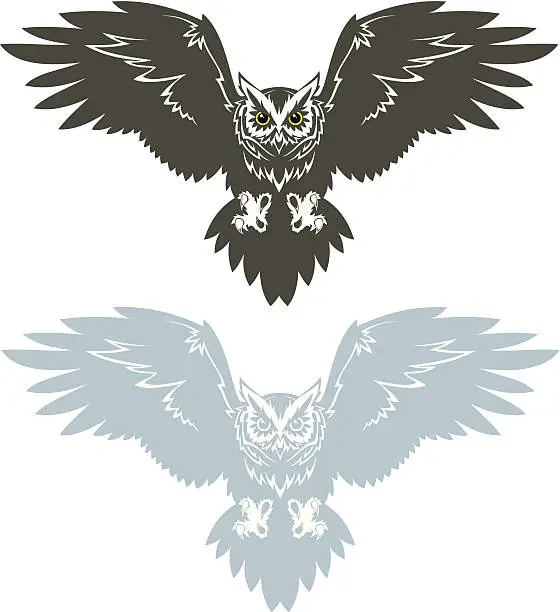 Vector illustration of Owl