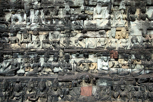 istock Sculptured buddhas at Terrace of the Elephant 479572193