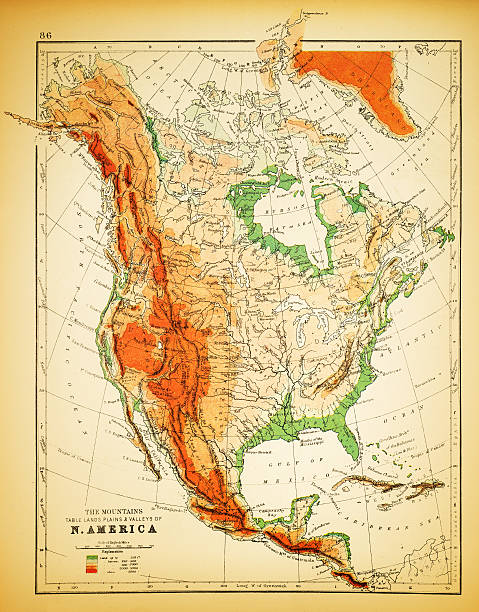 istock Map of North America 1897 479579960
