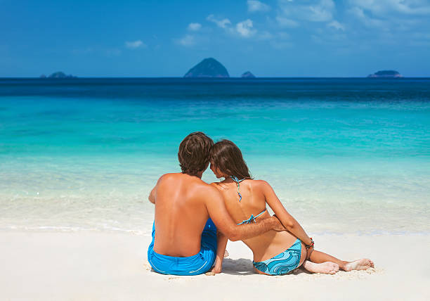 istock Romantic couple on the beach 479581482