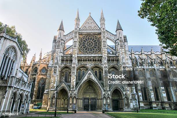 North Entrance Of Westminster Abbey Stock Photo - Download Image Now - Westminster Abbey, Cathedral, City Of Westminster - London