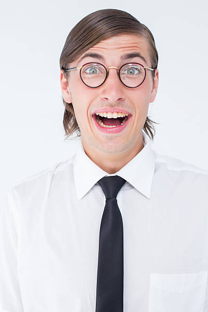 istock Geeky businessman smiling at camera 479590474
