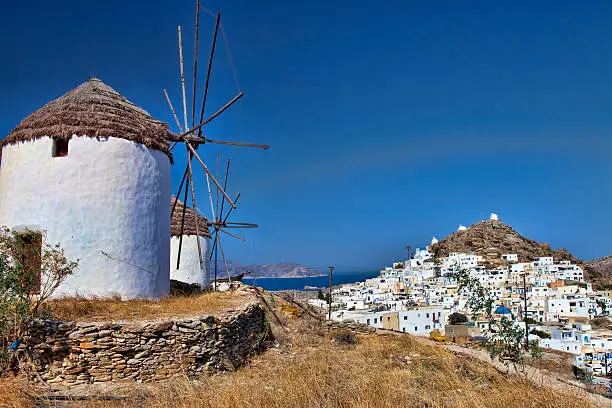 Photo of windmills of Ios island (Greece)