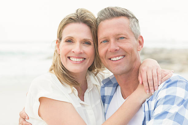 istock Casual couple smiling at camera 479595026