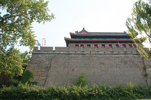 Chinese ancient city gate tower